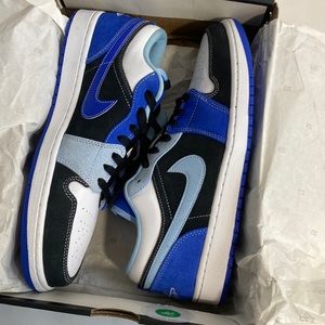 Brand-new Air Jordan one low SE racer blue multicolor size 12 men’s